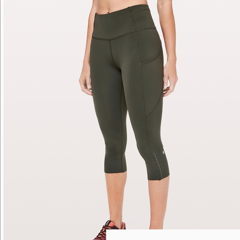 Lululemon true runner cropped leggining